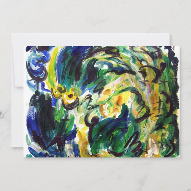 Convite para abstrato "Primavera Rainfall" (Frente)