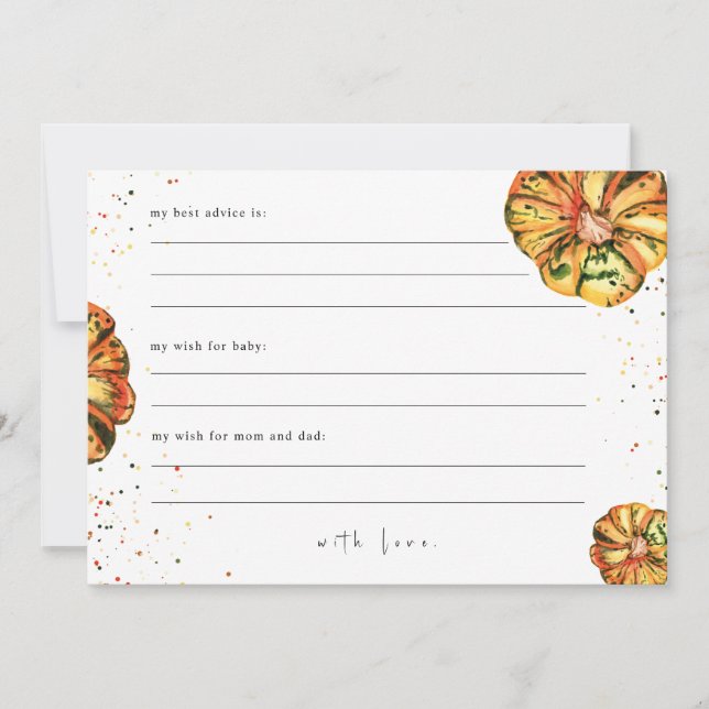 Convite para aconselhamento sobre Chás de fraldas  (Frente)