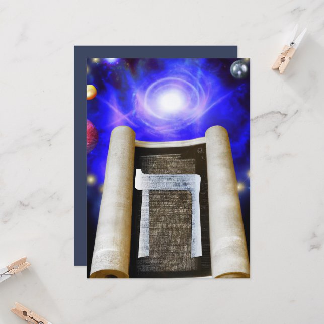 Convite para alfabeto hebraico (Frente/Verso In Situ)