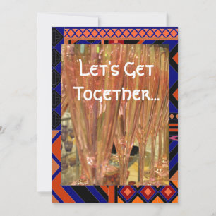 Convite para almoço em grupo