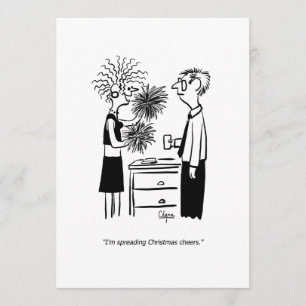 Convite para animação e aplausos de Natal