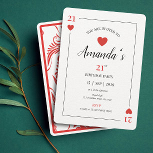 Convite para aniversário de 21 anos de Placa de Re