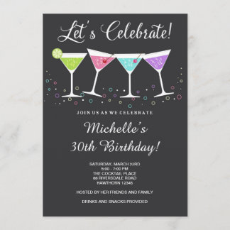 Convite para aniversário de 30 anos / Convite para