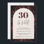 Convite para aniversário de 30 anos selvagem do Ar<br><div class="desc">Pode ser totalmente personalizado para atender às suas necessidades.
© Gorjo Designs. Feito para você pela plataforma Zazzle. 

// Precisa de ajuda para personalizar o seu design? Tem outras ideias? Sinta-se à vontade para entrar em contato comigo (Zoe) diretamente.</div>