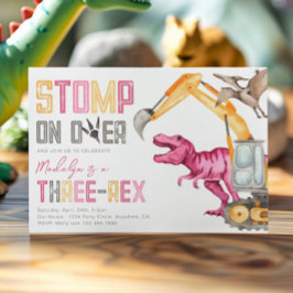 Convite para aniversário de 3 anos de Construção d