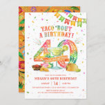 Convite para aniversário de 40 anos Fiesta<br><div class="desc">Taco 'Bout a aniversário de 40 anos Fiesta! Celebre com este convite festivo,  com um grande papel picado 30,  tacos,  batatas fritas e salsa,  e uma margarita! Este convite vai dar palco para a Festa Média do Nacho!</div>