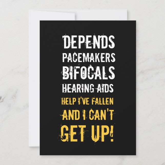 Convite para aniversário de 40 anos - Pessoal Anti (Frente)