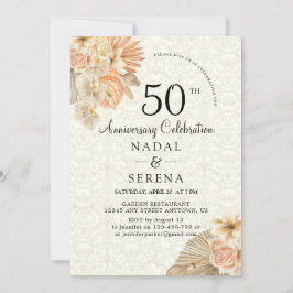 Convite para aniversário de 50 anos