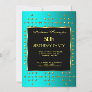 Convite para aniversário de 50 anos de ouro lacrim
