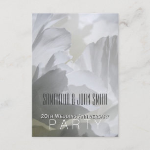 Convite para Aniversário de Casamento de 20 anos P