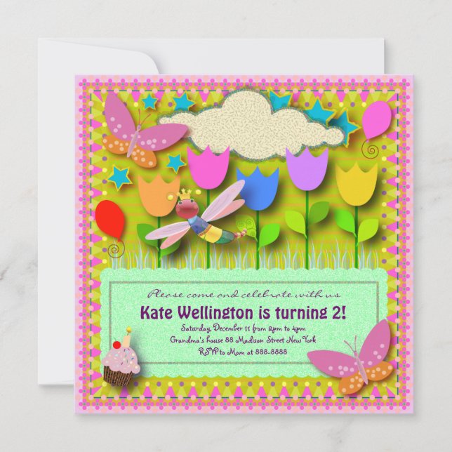 Convite para Aniversário de criança 057: Meu quint (Frente)