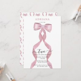 Convite para Aniversário de criança de Arco Rosa-R