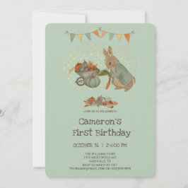 Convite para Aniversário de criança de Coelho Pete