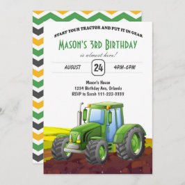 Convite para Aniversário de criança de Fazenda de