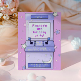 Convite para Aniversário de criança de Jogo de Arc