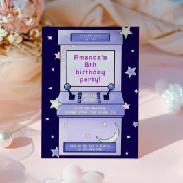 Convite para Aniversário de criança de Jogo de Arc