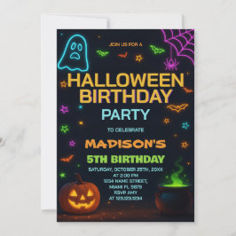 Convite para Aniversário de criança de patch para