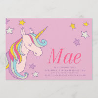 Convite para ANIVERSÁRIO DE CRIANÇA MAGICAL UNICOR