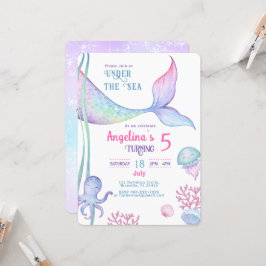 Convite para aniversário de temas náuticos.