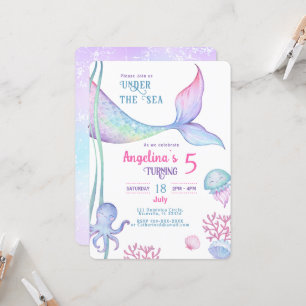 Convite para aniversário de temas náuticos.