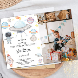 Convite para Aniversário do Espaço Exterior Editáv