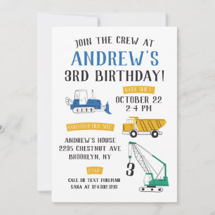 Convite para Aniversário do Local de Construção Mo