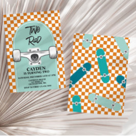 Convite para Aniversário do Skateboard 2