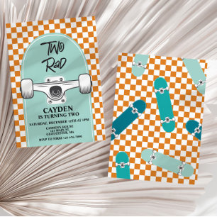 Convite para Aniversário do Skateboard 2