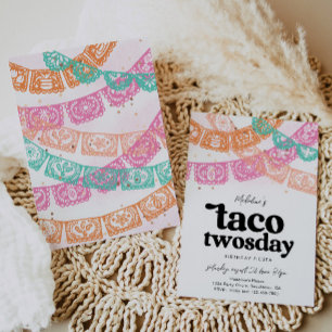 Convite para Aniversário do Taco no Twosday