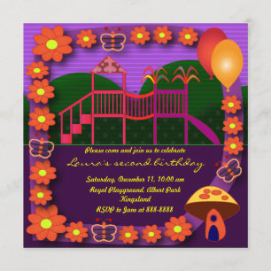 Convite para Aniversários de criança:037: Segund