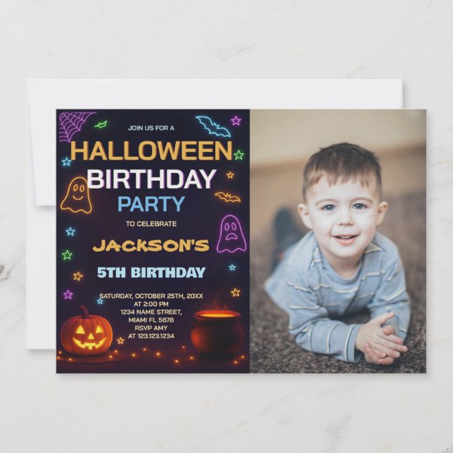 Convite para Aniversários de criança de casas asso (Frente)