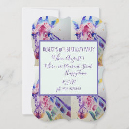 Convite para Aniversários de crianças do Zoológico