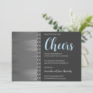 Convite para Anos novos de Deco de Arte Chic Silve