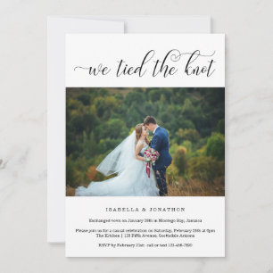 Convite para Anúncio de Casamento de Casamento