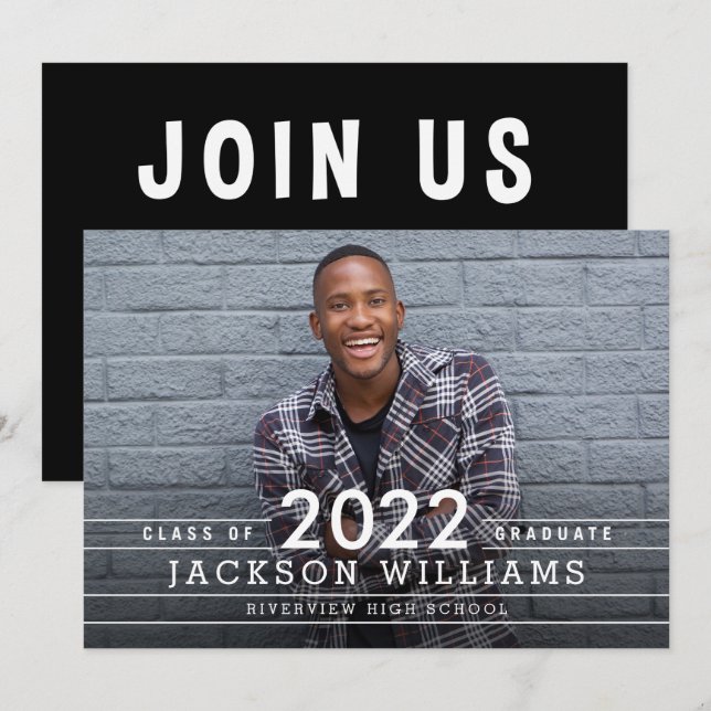 Convite para Anúncio de Graduação de Grades legal (Frente/Verso)