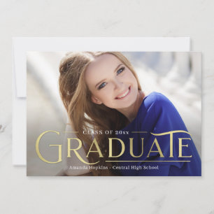 Convite para Anúncio de Graduação de Sobreposição 