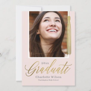 Convite para Anúncio de Graduação do Orgulho Tasse