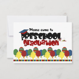 Convite para Anúncio de Graduação Pré-Escolar