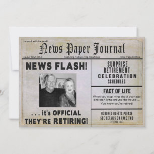 Convite para aposentadoria (CASAL)- FOTO/Notícias