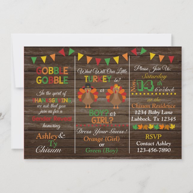 Convite para apresentação de agradecimentos à Turq (Frente)