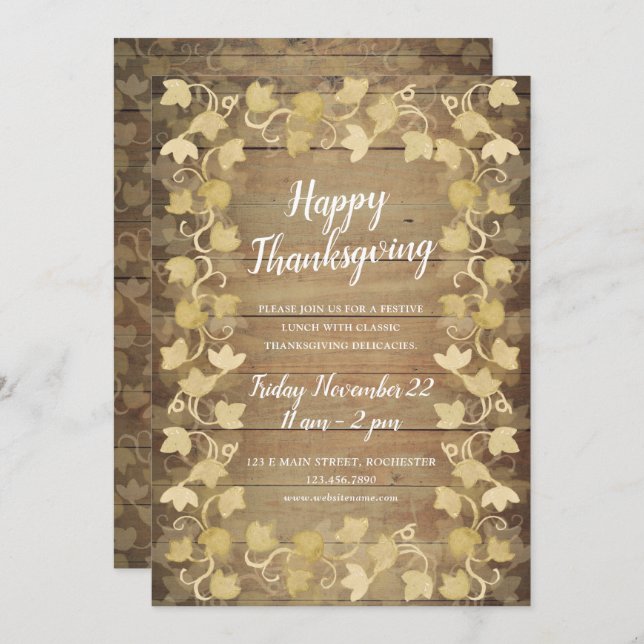 convite para apresentação de agradecimentos de fol (Frente/Verso)