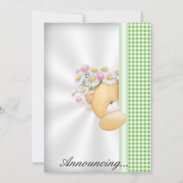 Convite para apresentação de bebê (Frente)