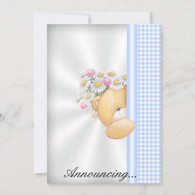 Convite para apresentação de bebê (Frente)