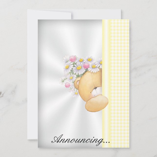 Convite para apresentação de bebê (Frente)