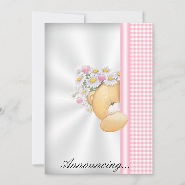 Convite para apresentação de bebê (Frente)