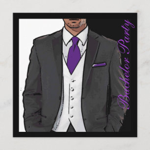 Convite para apresentação de despedida de solteiro