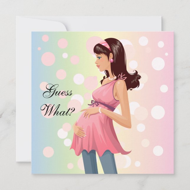 Convite para apresentação de gravidez (Frente)