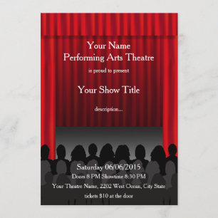 Convite para Apresentação de Palcos de Artes de 