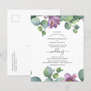 Convite para Aquarela de Eucalyptus com Script Mod