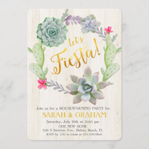 Convite Para Aquecimento Doméstico Do Fiesta Succ